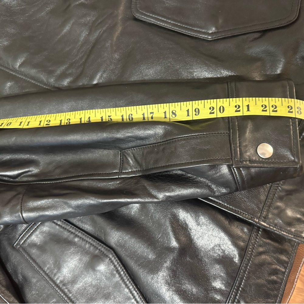 Helmut Lang Black Leather Jacket - Picture 10 of 11
